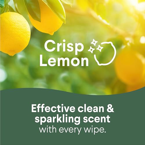 Clorox Disinfecting Cleaning Wipes, Crisp Lemon Scent, 75 Count Flex Pack