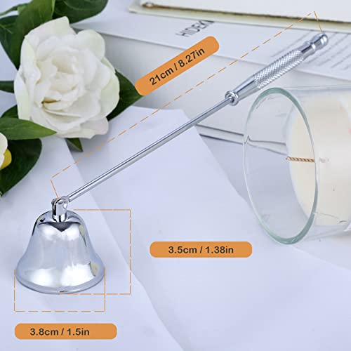 MUXSAM Stainless Steel Long Handle Candle Snuffer for Safe Flame Extinguishing