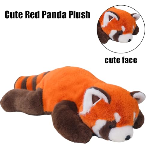Red Panda Stuffed Animal Plush Toy, 11.8in Soft Hugging Pillow