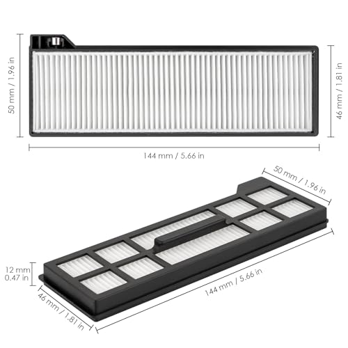 Replacement HEPA Filters for Eufy X10 Pro Omni - 3 Pack