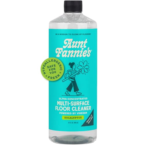Aunt Fannie's Eucalyptus Vinegar Floor Cleaner - 32 oz, Makes 16 Gallons