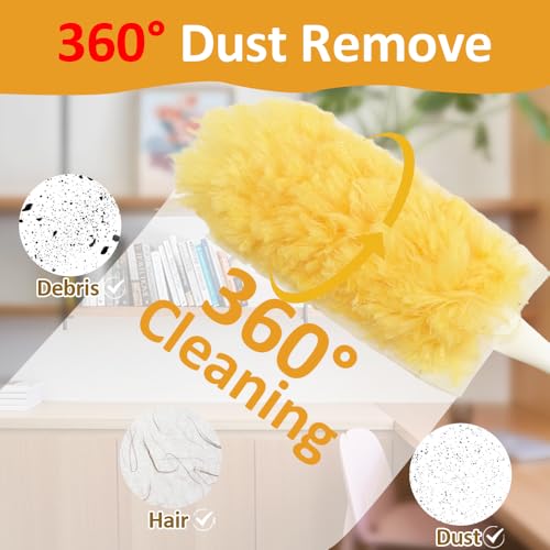 30-Pack Heavy Duty Disposable Duster Refills for Dusting