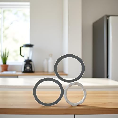 2 Pack Grey Blender Gaskets for Oster Pro 1200 - Leak-Free Seal