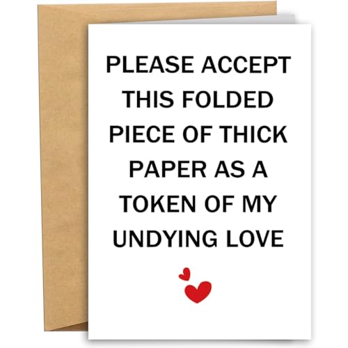 Humorous Birthday & Anniversary Card for Him/Her - 8x5.3"