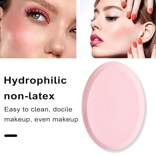 BWESOO High Elasticity Pink Makeup Sponge Oval Beauty Blender Puff