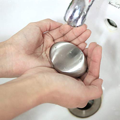Haofy Stainless Steel Odor Remover Bar for Garlic, Onion, Fish Smell, Kitchen & Hand Use