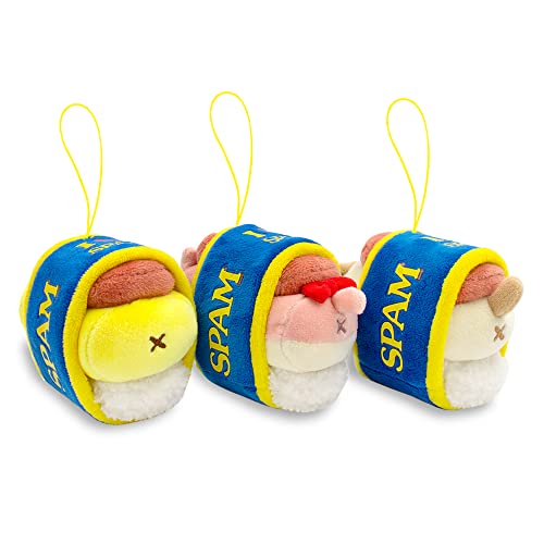Anirollz Chickiroll 4" Stuffed Animal Plush Keychain - SPAM Musubi Toy