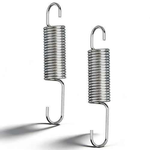 3-5/8 Inch Recliner Tension Spring Replacement - 2 Pack Stainless Steel