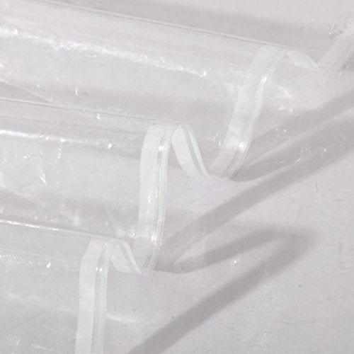 Ghooss PEVA Shower Curtain Liners (Pack of 2) - 72" x 72" Clear