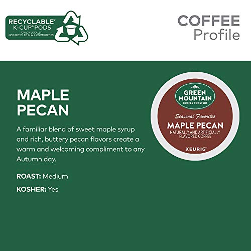 Green Mountain Maple Pecan Coffee Pods - 24 Count K-Cups