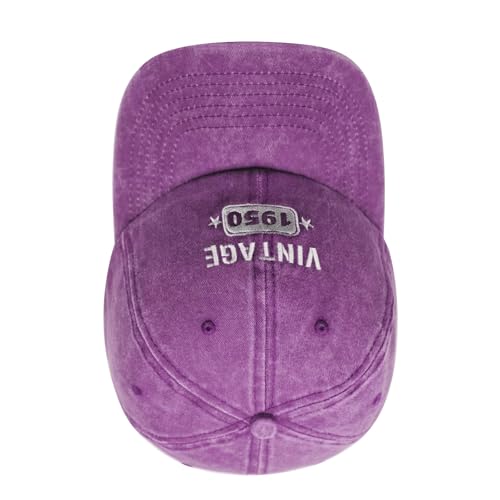 75th Birthday Gifts for Men Women, Happy 75th Birthday Decorations- Embroidered Baseball Cap Adjustable