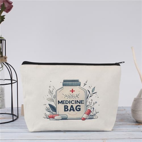 Medical Supply & Medicine Storage Pouch with Zipper