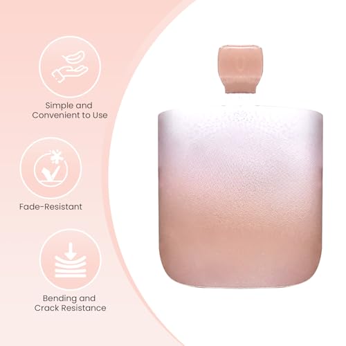 JODSONE French Gradient Brown Square Press On Toe Nails - 150 Pcs Soft Gel