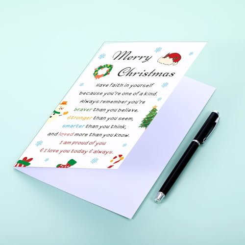 STVK Christmas Card for Secret Santa Gift Exchange - Fun & Creative