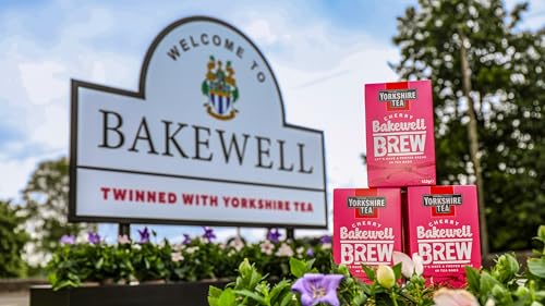 Yorkshire Tea Cherry Bakewell Brew Black Tea Bags - 40 Count
