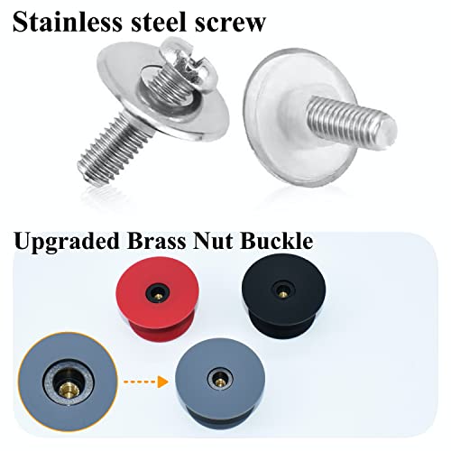 Universal Silicone Pot Lid Knob Replacement 2-Pack Black Cookware Handles