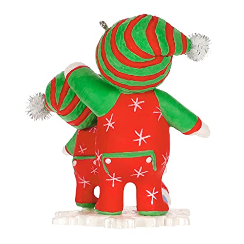 Hallmark Keepsake Christmas Ornament 2021, Making Memories Snowmen Cozy New Pajamas
