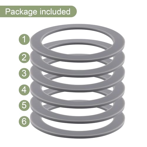Equust 6-Pack Rubber Gaskets O-Ring Seals for Oster Blender Replacement
