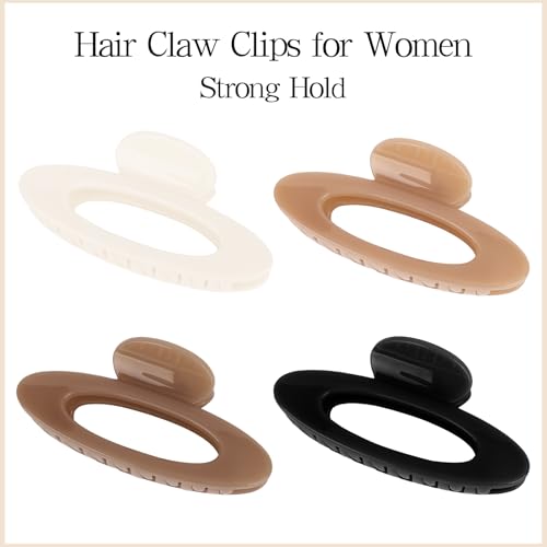 Ondder Large Claw Clips for Thick Hair 4.8 Inch Non-Slip Matte Acrylic Hair Clips