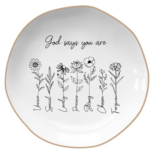 Inspirational Heptagon Ring Tray - Confirmation Gifts for Teen Girls