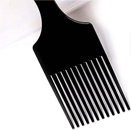 BlingKingdom Wide Tooth Afro Hair Pick Comb 6.3 Inch Black Styling Tool