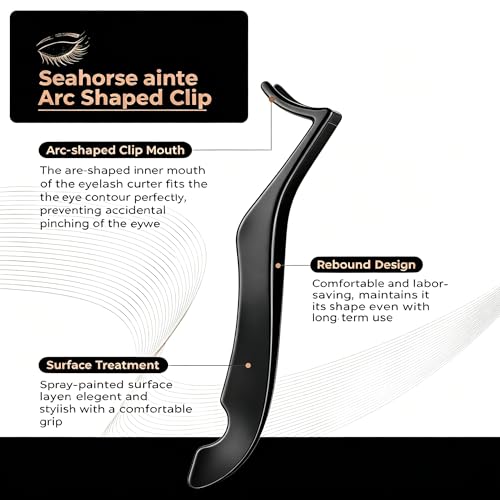 Professional Dual-End Lash Applicator & Tweezers for False Eyelashes - Black