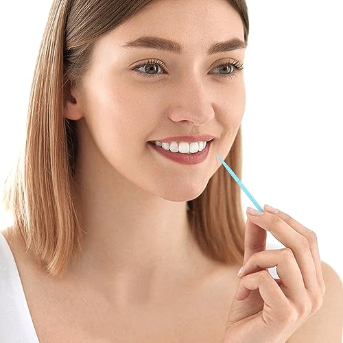 Medsuo Double Head Plastic Dental Toothpicks and Interdental Brushes 100 Pack