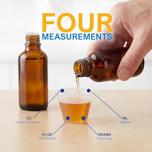 Medpride 1 oz Graduated Medicine Cups - Disposable Measuring Set of 500