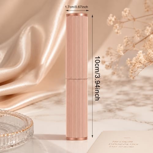 RED-SHYN 3-Color Gradient Eyeshadow Stick - Waterproof Shimmer Orange