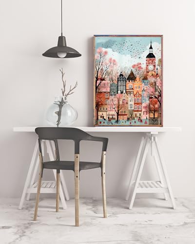London Streets 5D Diamond Painting Kit for Adults - Full Drill Art