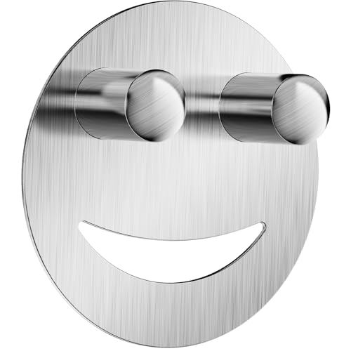 Yoshiky Stainless Steel Smiley Face Sponge Holder - Silver Sink Caddy