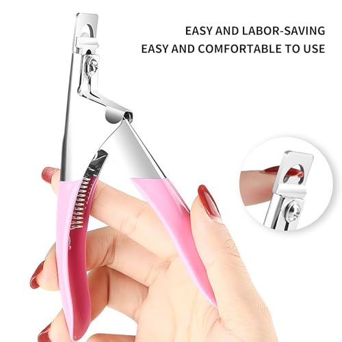 TAORANJU Professional Acrylic Nail Clipper for False Gel Tips & Manicure