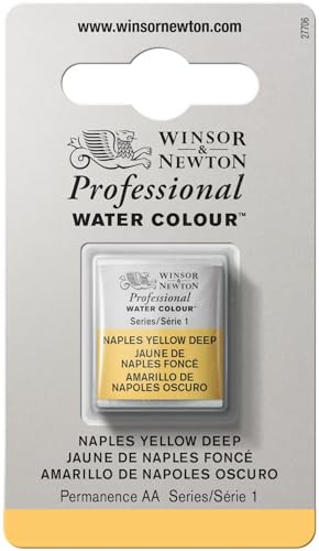 Winsor & Newton Professional Watercolor Half Pan - Naples Yellow Deep
