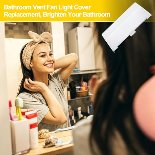 89108000 Bathroom Vent Fan Light Lens Cover Replacement - 1-Pack