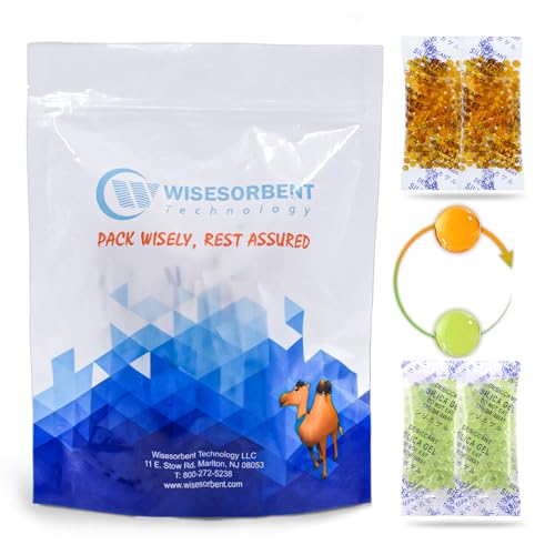 Wisesorb 3g Silica Gel Desiccant Packets - 100 Pack Food Grade Moisture Absorber