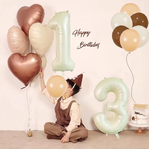 20th Birthday Decorations with 23 Pcs Balloons Set - White Foil & Latex