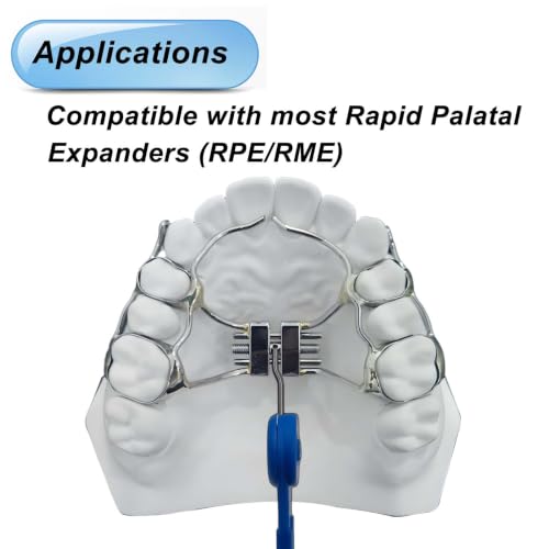 Dental Orthodontic Expansion Key Tool Set - Stainless Steel Palate Expander