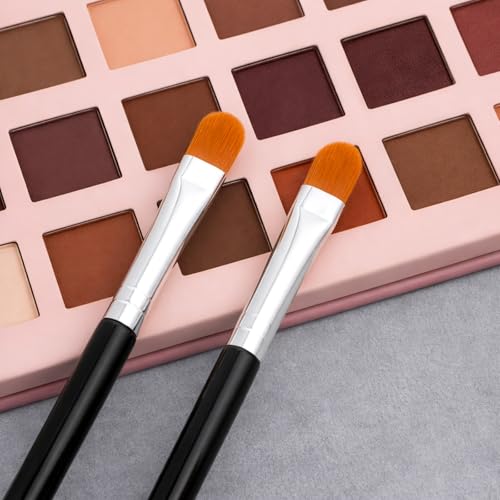 Xyembu Precision Concealer & Eye Shadow Makeup Brush Set, 2-Piece