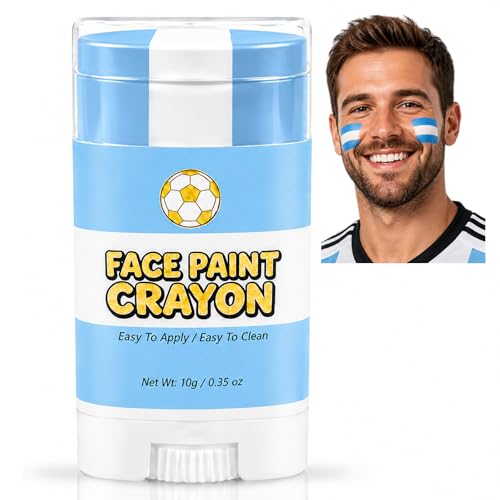 Argentina Face Paint Stick 3-in-1 Sweatproof Flag Crayon
