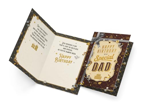 Premium American-Made Dad Birthday Card with Envelope & Eco-Friendly Stock
