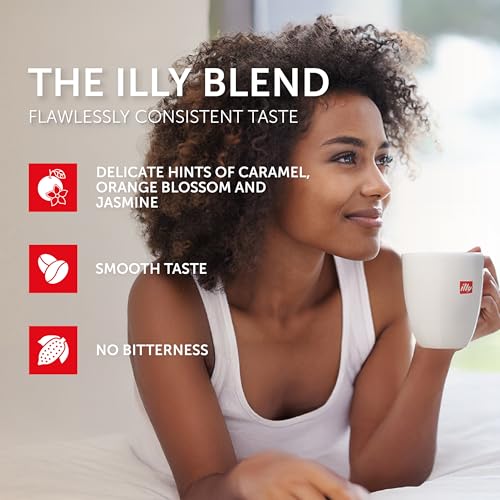 illy Classico Medium Roast Espresso Capsules, 200 Count (20 Packs of 10)
