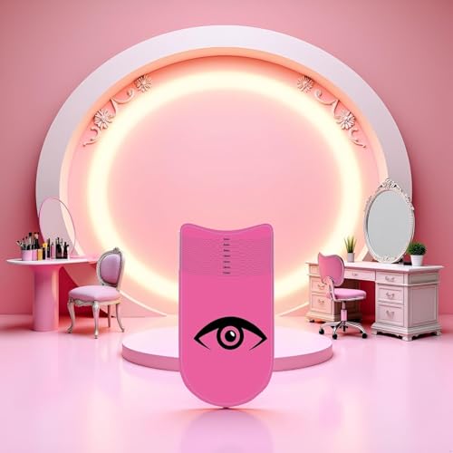 Pink Eyelash Ruler and Eyebrow Stencil Measuring Tool 2-Pack