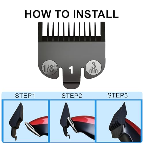 Pdtwq 3mm Clipper Guard 2-Pack Compatible with Wahl Hair Clippers 1/8 Inch