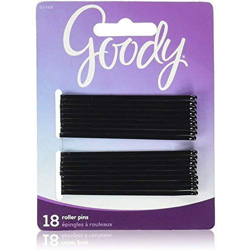 Goody Black Roller Pins 3 Inch 18 Count Hair Styling Pins