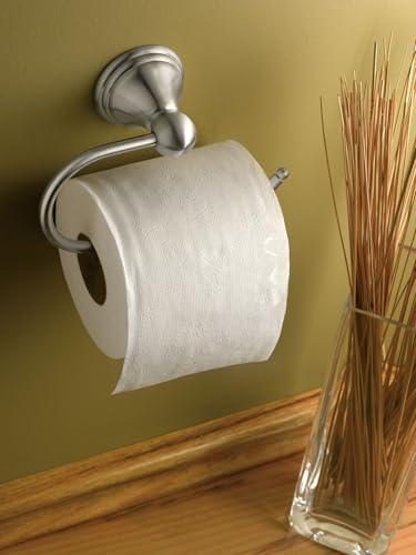Moen Preston Brushed Nickel Wall-Mounted Toilet Paper Holder