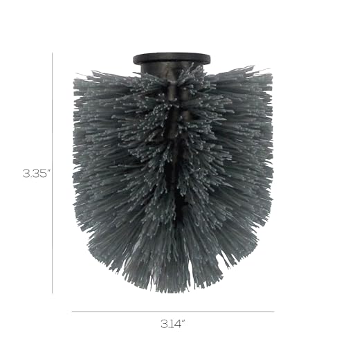Vigar Toilet Bowl Brush Replacement Head Refill, 2-Pack, 3.35 x 3.14 inch