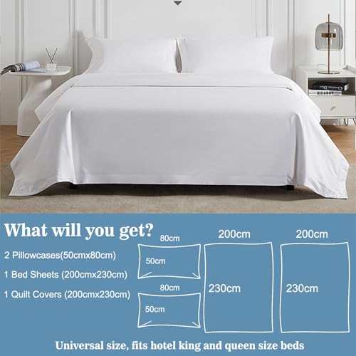 YTLX 4-Piece Disposable Travel Bedding Set - Large Portable Hotel Bed Linens