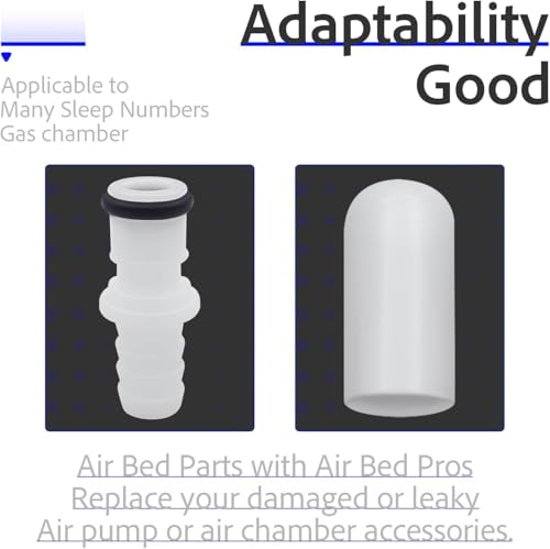 Cabagii 2-Pack M236 Male Connectors & Caps for Sleep Number Beds