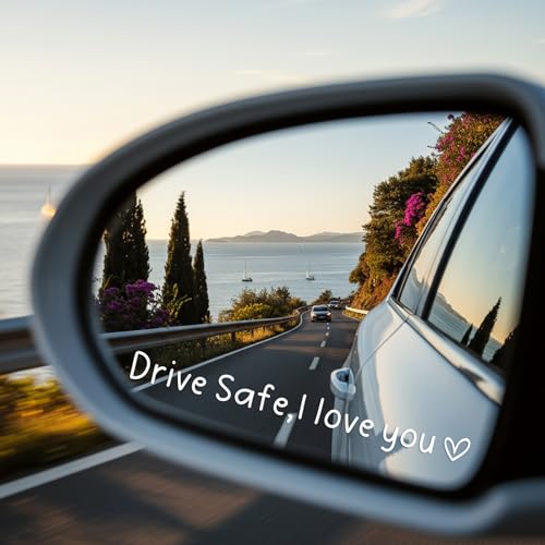 Drive Safe I Love You Car Decal - 4 Inch Waterproof Vinyl Sticker
