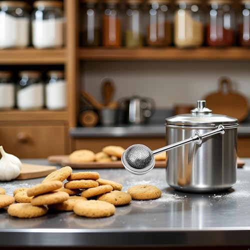 304 Stainless Steel Flour Duster for Baking and Cooking